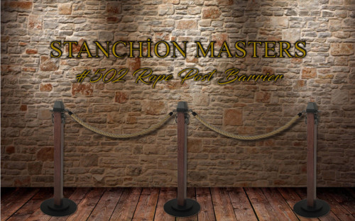 Tan Rope with hooks for rustic decor