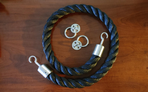 Twisted Nautical Rope and Mounting Kit