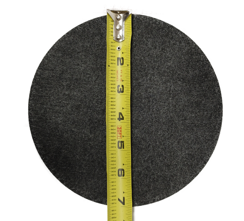 7 Inch Round Adhesive Felt Furniture Pad