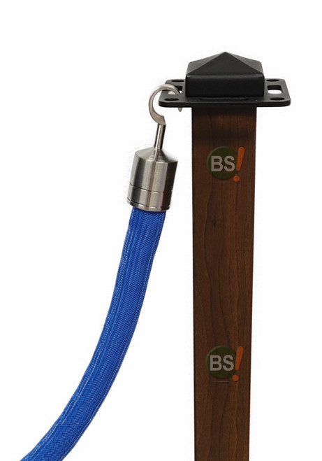 Royal Blue Stanchion Ropes With Hooks