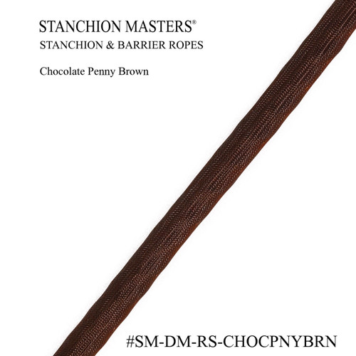 Rich Chocolate Penny Brown Stanchion Rope