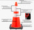 JBC 28 inch Traffic Cone features