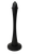 Black Luxe Crowd Control Stanchion with Branded Inlay