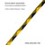 Yellow and Black Stanchion Rope