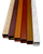 square aluminum wood grain post