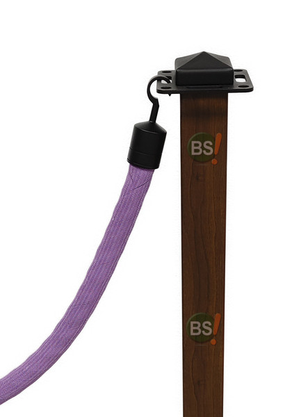Light Purple Lilac Barrier Rope With Hooks