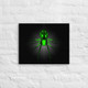 Green Spider Hanging Around Wall Art