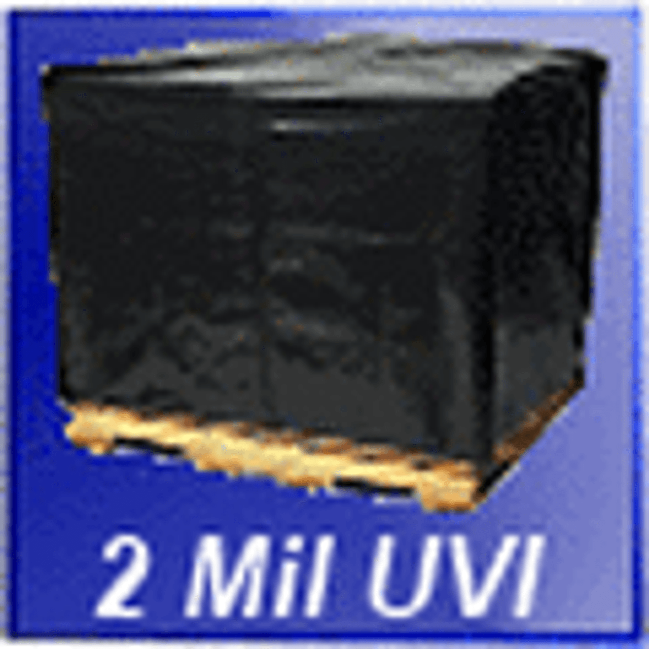 2 Mil Black UVI Pallet Cover