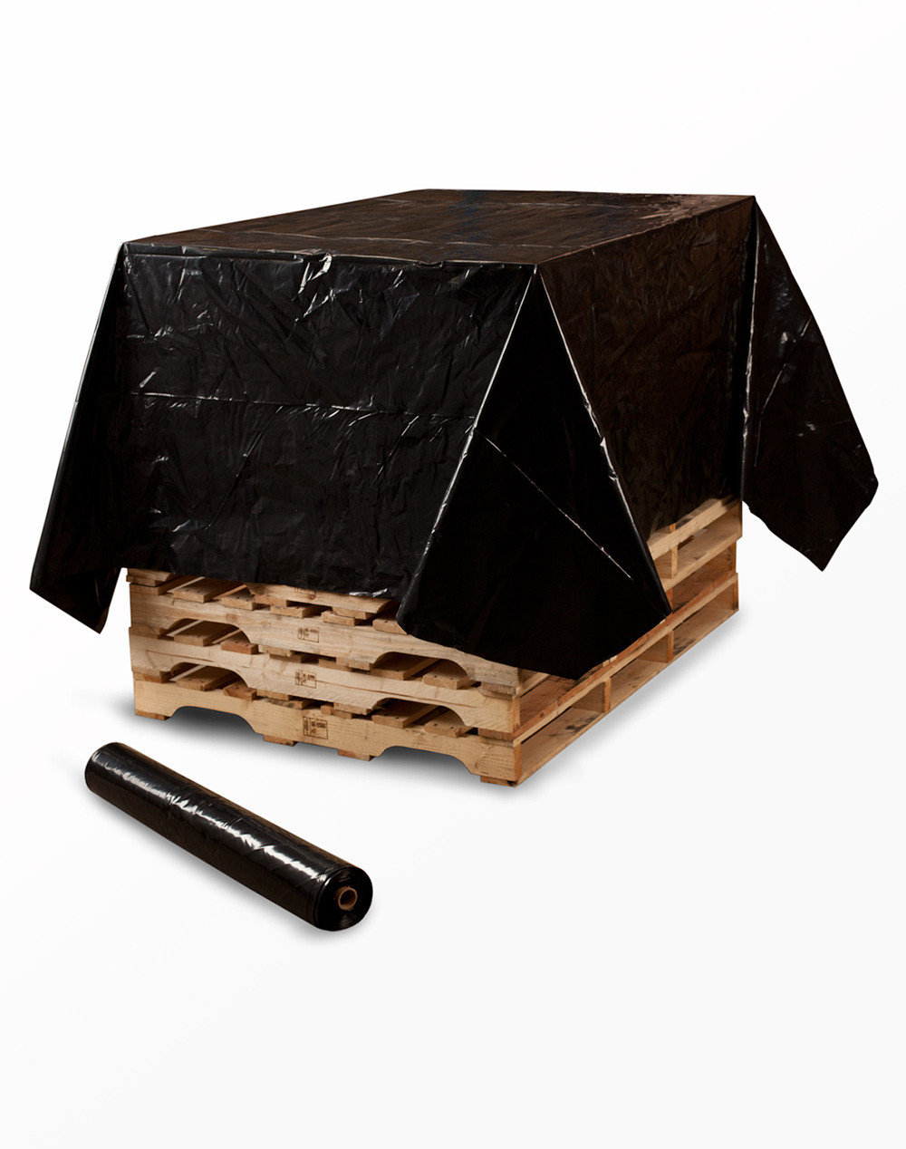 12' x 100' 6 Mil Black Poly Sheeting