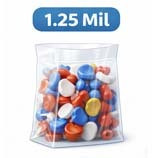 1.25 Mil Gusseted Poly Bags