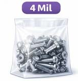 4 Mil Gusseted Poly Bags