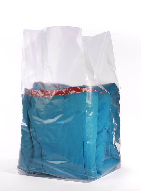 15" x 9" x 24" 1.5 Mil Gusseted Poly Bags