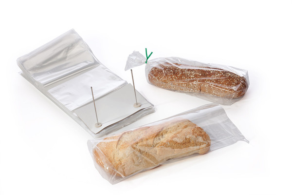 8.75" x 2.5" x 15" Bread Poly Bags bottom gusset