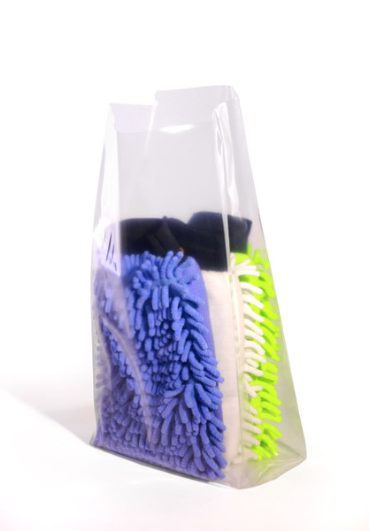 6" x 3.5" x 18" 1 Mil Gusseted Poly Bags