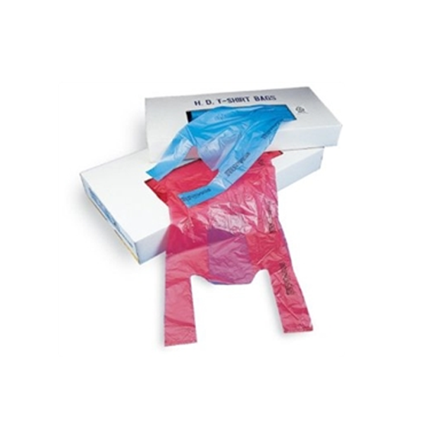 9" x 23" T-Shirt Bag, Colored w/Dispenser Carton