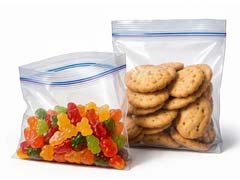 Resealable Zip Lock Poly Bags for Retail Display