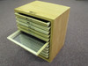 Optional Cabinet holds sieves for easy use.