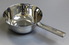 Nominal Volume: 1000ml
Material of Construction: 316L stainless steel
Method of Construction:  Crevice free, all welds ground and polished
Surface Finish:                      Better than 0.5 microns Ra
Handle Length:                    115mm
Max. Bowl Diameter:         170mm
Bowl Height:                            70mm
Nominal Weight:                  435 gm
BSE/TSE statement: All polishing compounds used in the 
manufacture of this scoop are of vegetable origin