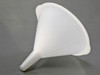 Description: SteriWare® Funnel 100mm
Use: Single use, disposable funnel
Material of Construction: High Density Polyethylene (HDPE) - virgin
• Conforms to FDA CFR 177.1520
• Conforms to EU Regulations 10/2011
• Conforms to EC Regulations 1935/2004
• BSE/TSE free
Method of Construction: Single piece, injection moulded
Max. Diameter: 117mm
ID at Top of Funnel: 100mm
Overall Height: 103mm
OD at Bottom of Spout: 11mm
ID at Bottom of Spout: 8mm
OD at Top of Spout: 17mm
Nominal Weight: 16g
Moulding Packing Environment: Class 100,000 Cleanroom
Primary Packing Environment: Class 10,000 Cleanroom
Individually Bagged? Yes (heat sealed PE/PET bag)
Method of Sterilization: N/A
Quantity per Box: 50
Recommended Storage Conditions: Dry and ambient temperature
Shelf Life: 5 years from the date of manufacture
ATEX: This device has not been ATEX tested