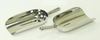 Description Open PharmaScoop 2000ml
Nominal Volume: 2000ml
Material of Construction: 316L stainless steel
Method of Construction: Crevice free, all welds ground and polished
Surface Finish: Better than 0.5 microns Ra
Overall Length: 410mm
Body Length: 290mm
Body Width: 155mm
Scoop Height: 63mm
Nominal Weight: 670g
BSE/TSE statement: All polishing compounds used in the manufacture of this product are of vegetable origin
Recommended Storage Conditions: Dry and ambient temperature