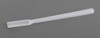 Description: SteriWare® Micro Spatula HDPE
Use: Single use, disposable spatula
Material of Construction: High Density Polyethylene (HDPE)
- FDA acceptable CFR 177.1520
- EU Regulations 10/2011 compliant
- EC Regulations 1935/2004 compliant
- BSE/TSE free
Method of Construction: Single piece, injection moulded
Nominal Volume: 2ml
Overall Length: 175mm
Spatula Blade Length: 40mm
Blade Width: 13mm
Nominal Weight: 4g
Moulding Environment: Class 100,000 Cleanroom
Primary Packing Environment: Class 10,000 Cleanroom
Individually Bagged? Yes (heat sealed PE/PET bag)
Method of Sterilisation: N/A
Number of Scoops per Box: 100
Recommended Storage Conditions: Dry and ambient temperature
Shelf Life: 5 years from the date of manufacture
ATEX: This product has not been ATEX tested