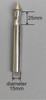 SAMPLING TIP POWDER THIEF 316 STAINLESS STEEL 3 ml / DIAMETER 19 mm