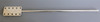 Nominal Length: 1500mm
Material of Construction: 316 stainless steel
Method of Construction: Crevice free, all welds ground and polished
Surface Finish: Better than 0.5 microns Ra
Overall Length: 1500mm
Blade Length: 300mm
Blade Width: 150mm
Nominal Weight: 2.1Kg
BSE/TSE statement: All polishing compounds used in the 
manufacture of this scoop are of vegetable origin