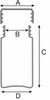 DIMENSIONS
A = 50 mm
B = 28 mm
C = 89 mm
D = 45 mm