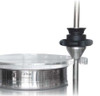 Easy Press Optiion
pressurized tightening knobs
which easily slide along the
rods, and a methacrylate lid.