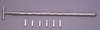 UD MASTER SINGLE STYLE SAMPLER 900 mm LENGTH (6) SAMPLING POINTS
Standard single-sample design. 0.875” in diameter. One unit-dose sample is obtained at each sample port. The bottom most port starts at 1.5” from the tip. 40 different sizes of sample dies (0.1cc to 4.0cc in increments of 0.1cc) and 30 different sizes of split sample dies (0.1cc to 3.0cc in increments of 0.1cc) fit in this sampler. Split sample dies are used if the powder sample has to be compacted into a tablet in the die itself. Stock sizes are 1ft with 5 ports, 2ft with 10 ports, 3ft with 6 ports, 4ft with 8 ports, 5ft with 10 ports and 6ft with 12 ports.