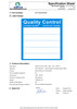 Description: Quality Control Pharma Label - Blue - 150x150 mm
Adhesive: Ultra Adhesive - High strength foil backed paper labels
Colours: Blue printing on a white label
FDA Acceptable Adhesive? No
Dimensions: 150x150 mm
Number of Labels per Roll: 250 (approx).
Weight: 1010 g per roll
Method of Sterilization: N/A
Recommended Storage Conditions: Dry and ambient temperature