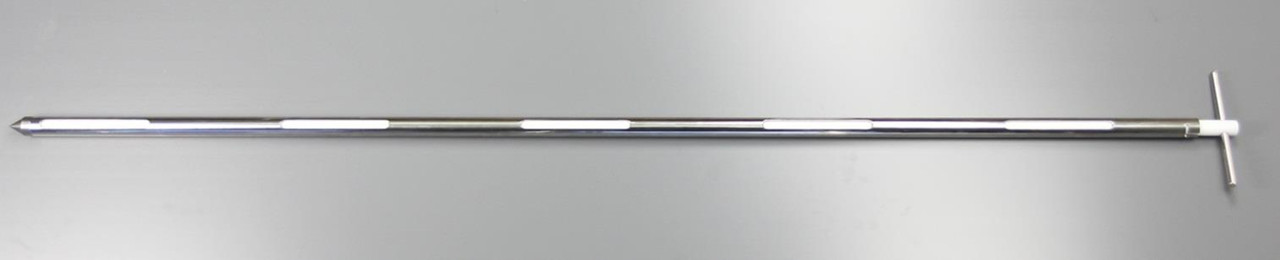 Part No. 1220A1500
Description Pocket Sampler 1500mm
Material of Construction: Outer Rod: 316 stainless steel
Tip: 316 stainless steel
Handle: 316 stainless steel
Inner Rod: PTFE
Outer Diameter of Outer Tube: 25 mm
Overall Length: 1550 mm
Pocket Length: 135 mm
Pocket Width: 11 mm
Pocket Volume: 20 ml
Number of Pockets 5
Pocket Positions:
External Finish: <1 Micron Ra
Internal Pocket Finish: Fine machined finish
Nominal Weight of Sampler: 2.5 Kg