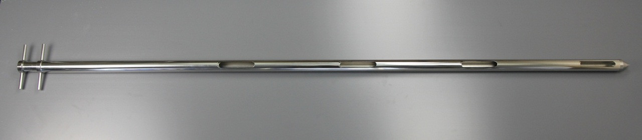 Outer Diameter of Outer Tube: 40 mm
Inner Diameter of Inner Tube: 32 mm
Overall Length: 2060 mm
Slot Length: 120 mm
Slot Width: 20 mm
Number of Slots 4