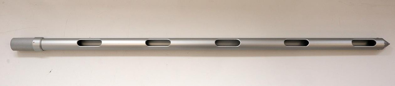 Overall Length: 1630mm
Diameter of Outer Tube: 50mm
Slot Length: 100mm
Slot Width: 25mm
Number of Slots: 5