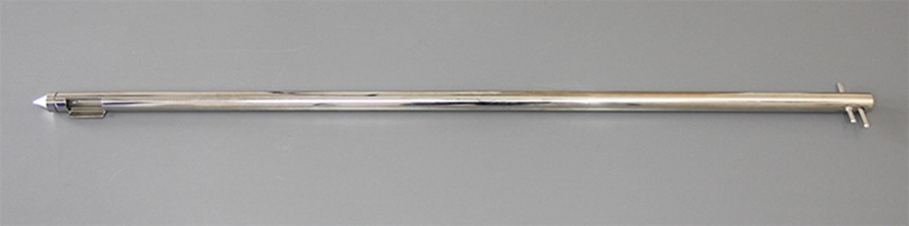 Description Cohesive Sampler. 10ml
Nominal Sample Volume 10ml
Material of Construction: Outer Tube 316 stainless steel
Inner Rod 316 stainless steel
Tip 316 stainless steel
Method of Construction: Welding, welds ground & polished
External Polish: <1 Micron Ra
Scraper Length 45 mm
Overall Length: 1030 mm
Diameter of Outer Tube: 25 mm
Nominal Weight of Sampler: 1870 g
Tip thread type M23 x 1.5