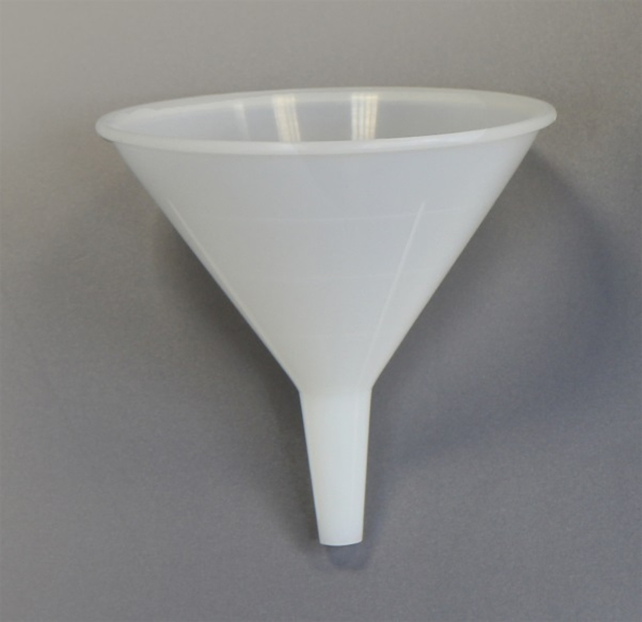QTY (50) DISPOSABLE FUNNEL HDPE STERILE 100 MM TOP DIAMETER QTY