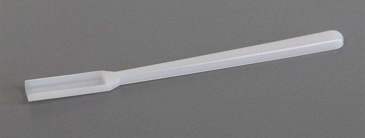Description: SteriWare® Micro Spatula HDPE
Use: Single use, disposable spatula
Material of Construction: High Density Polyethylene (HDPE)
- FDA acceptable CFR 177.1520
- EU Regulations 10/2011 compliant
- EC Regulations 1935/2004 compliant
- BSE/TSE free
Method of Construction: Single piece, injection moulded
Nominal Volume: 2ml
Overall Length: 175mm
Spatula Blade Length: 40mm
Blade Width: 13mm
Nominal Weight: 4g
Moulding Environment: Class 100,000 Cleanroom
Primary Packing Environment: Class 10,000 Cleanroom
Individually Bagged? Yes (heat sealed PE/PET bag)
Method of Sterilisation: N/A
Number of Scoops per Box: 100
Recommended Storage Conditions: Dry and ambient temperature
Shelf Life: 5 years from the date of manufacture
ATEX: This product has not been ATEX tested
