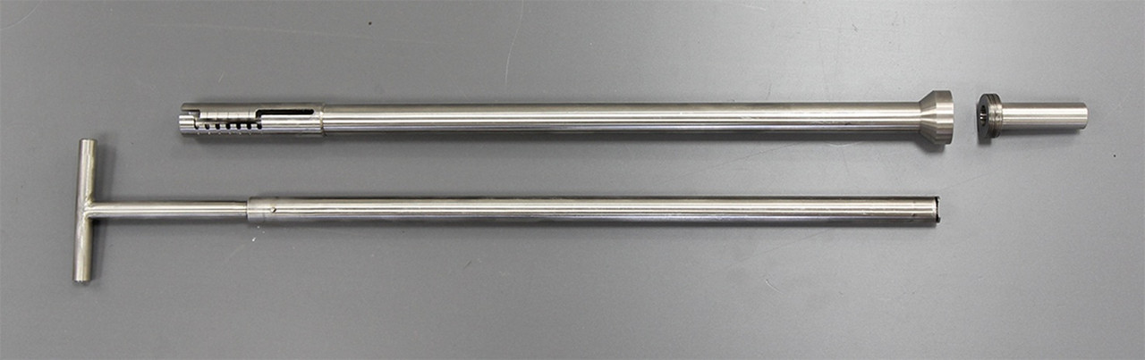 The sampler is all made of 316 stainless steel, sterilizable, easily cleanable, and is ideal for sampling from drums, tanks, mixers, reactors, etc. 2ft, 4ft and 6ft long samplers are readily available. Other sizes are custom-made.