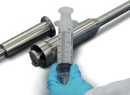 U-D Doser - Spare Syringes - Pack of 100
Accurate Unit Dose Sampling

Ideal for accurately sampling specific volumes of liquids. Designed specifically for unit
dose sampling of liquids in the pharmaceutical industry.

Suitable for sampling low to medium viscosity liquids.
Ideal for low volume (unit dose) sampling.
Syringe - PP & PE

Sample Chamber is designed so that the outside of the syringe is not contaminated during sampling. The syringe can therefore be used as a carrying container for taking the sample back to the laboratory.