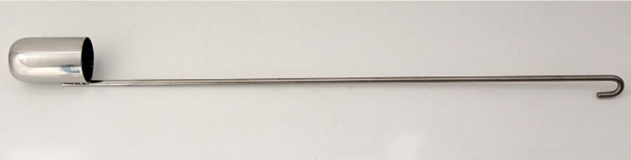 Description Stainless Steel Dipper – 500ml
Material of Construction: 316 stainless steel
Method of Construction: Crevice free, all welds ground and polished
Surface Finish: Better than 0.5 microns Ra
Nominal Cup Volume: 500ml
Overall Length: 1000mm
Cup Diameter: 90mm
Cup Height: 110mm
Nominal Weight: 980 g
BSE/TSE statement: All polishing compounds used in the manufacture of this scoop are of vegetable origin