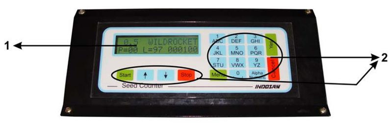 1. LCD Display (16X2 Character)
2. Keypad Section