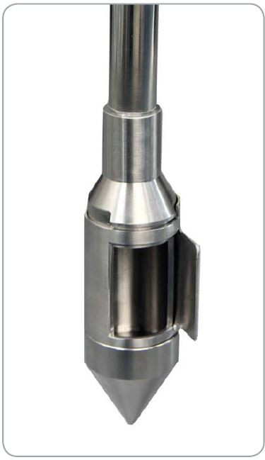 • Large 100ml sample size
• 316 stainless steel
• Suitable for use with free fl owing and cohesive powders