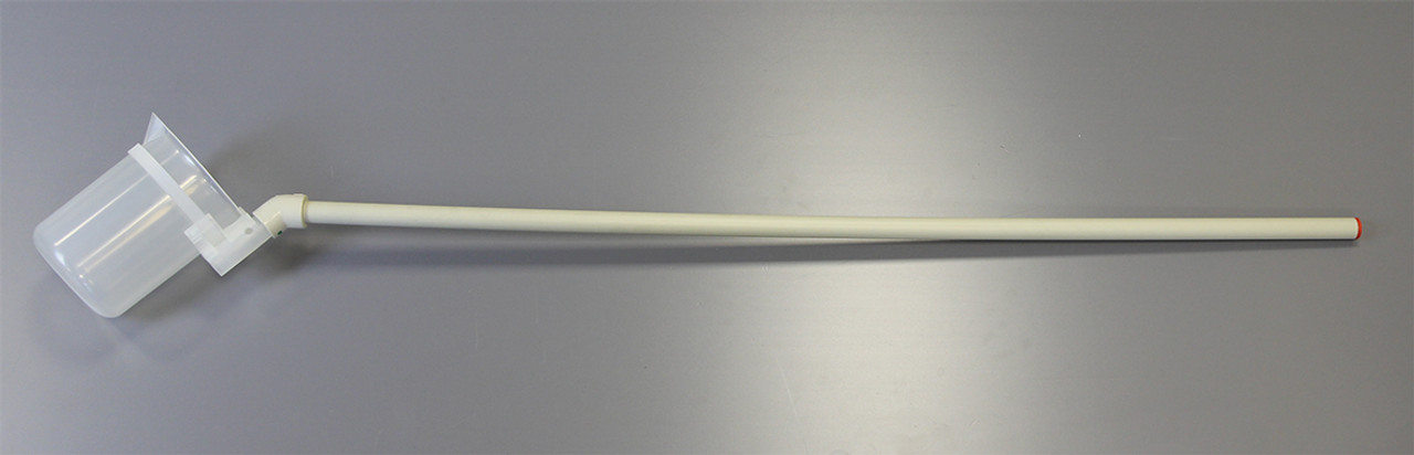 Description: Chemical Dipper 1000ml
Material of Construction: Polypropylene
Nominal Volume: 1000ml
Surface Finish: N/A
Diameter of Beaker: 117mm
Length of Handle: 980mm
Overall Length: 1190mm
Nominal Weight: 360g
Recommended Storage Conditions: Dry and ambient temperature