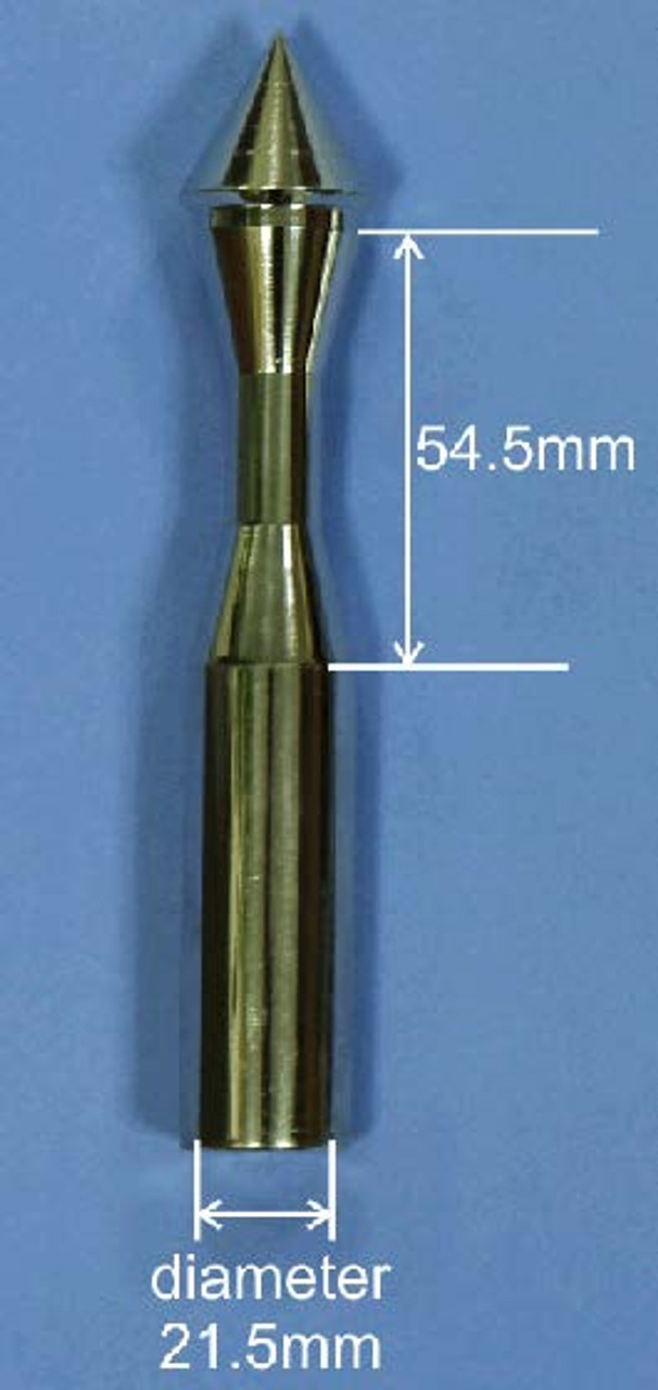 Powder Thief Sampling Tip for 25 mm Diameter Powder Thief
Nominal Volume 10 ml Weight 299 gm
Materials of Construction: Tip 316 stainless steel
Collar PTFE
Finish: <1 microns Ra
Recommended Storage Conditions: Dry and ambient temperature