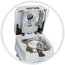 AUTOMATIC OPEN / CLOSE LID
PAN SIZE 90 mm DIAM
                      8 mm HEIGHT
                    20 mm MAX SAMPLE HEIGHT