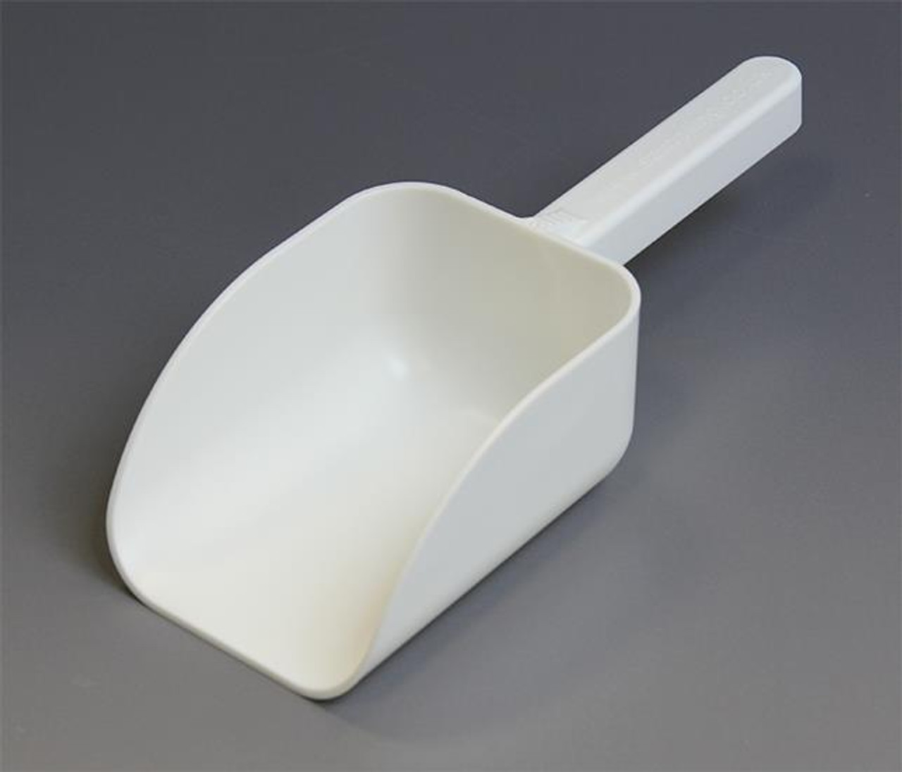 Description: Disposable Pharmaceutical Scoop – 500 ml 
High Impact Polystyrene White
Case 100