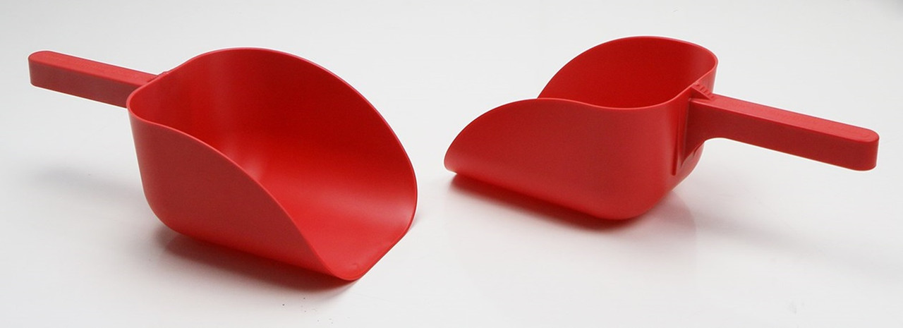 Description: Disposable Pharmaceutical Scoop – 2500 ml 
High Impact Polystyrene Red
Case 15
