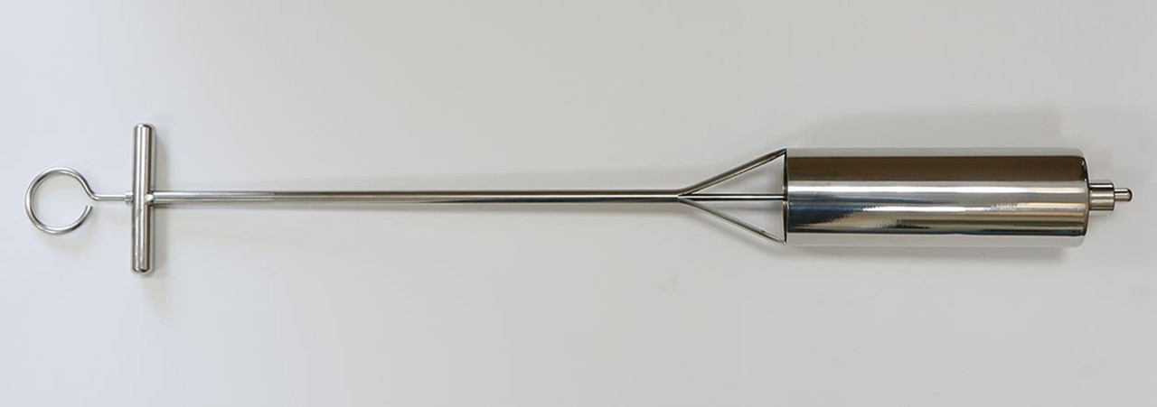 Description Utility Dipper 316L ss - 250ml
Material of Construction: 316L stainless steel
Nominal Sample Volume: 250ml
Surface Finish: Better than 0.5 microns Ra
Overall Length: 570mm
Outer Diameter of Sample Chamber: 51mm