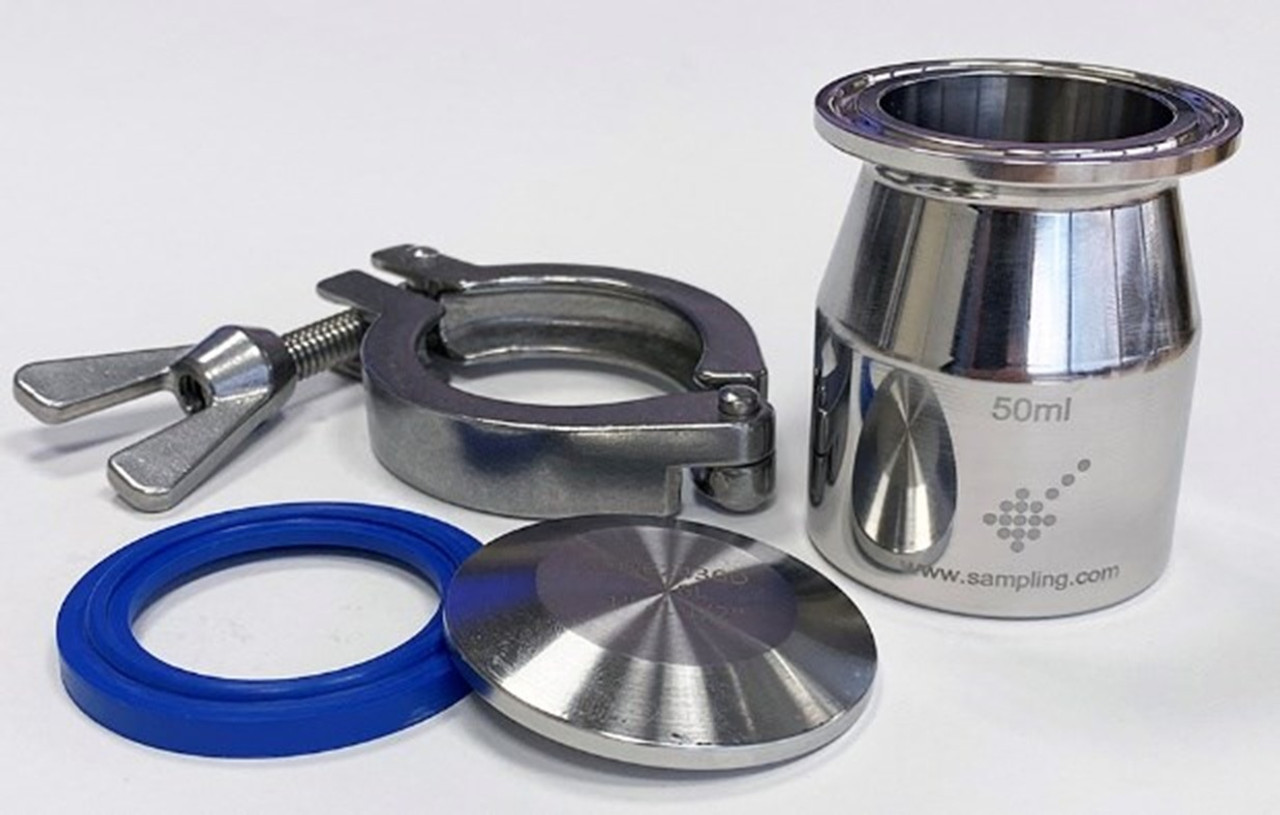 Crevice free interior, welds ground & polished