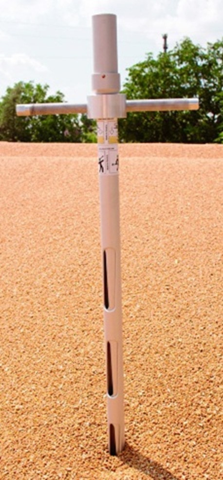Description Grain Spear 2500mm
Materials of Construction: Aluminium
Method of Construction: Tip riveted to outer tube
Surface Finish: Anodised aluminium
Overall Length: 2485mm
Max. Sampling Depth: 1805mm
Number of Slots: 10
Slot Length: 116mm
Max. Slot Width: 22mm
Body Diameter: 35mm
Max. Sample Volume: 860ml
Nominal Weight: 2.3 Kg
Recommended Storage Conditions: Dry and ambient temperature